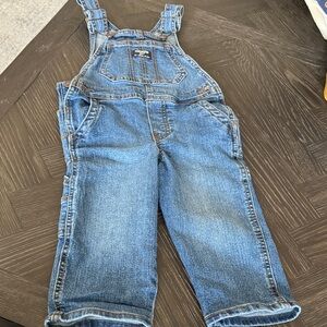 Oshkosh overalls, toddler, blue denim, classic, cotton, onepiece, 2t, spring